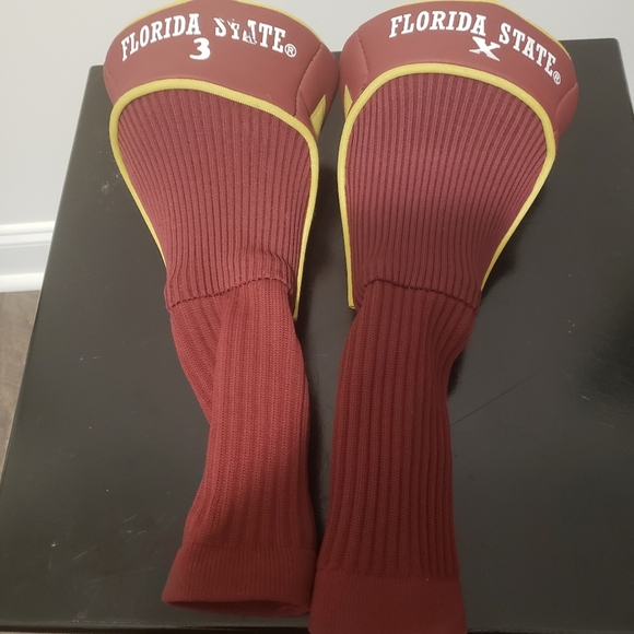 NCAA Florida State Seminoles Golf Contour Head Covers, Set of 2 Vintage - Picture 5 of 5